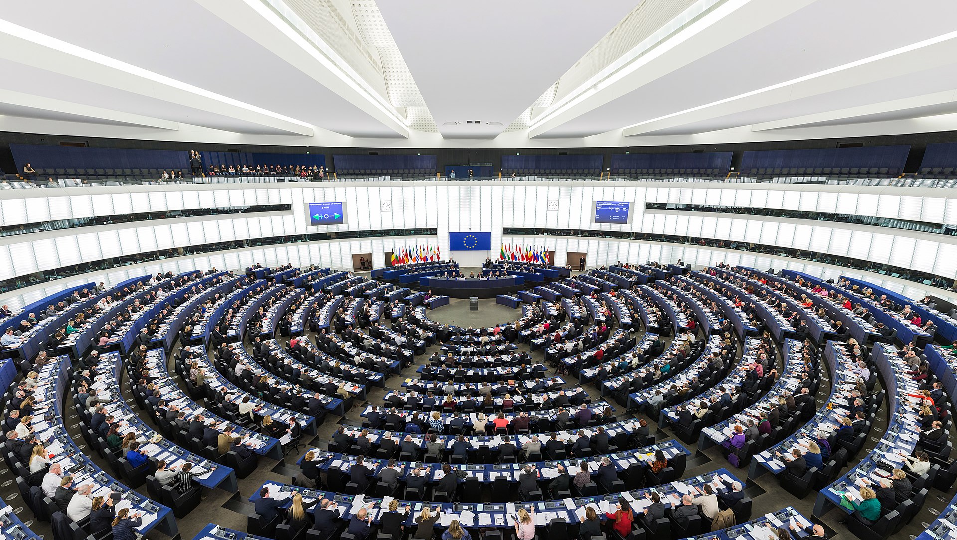 European Parliament hemicycle, Strasbourg